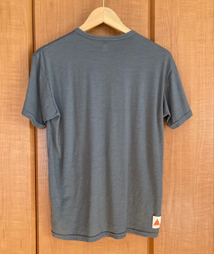 Hereness SMOOTH WOOL T-SHIRT 2 グレー サイズS