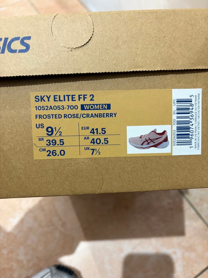 アシックス　SKY ELITE FF2 26.0cm 新品 ピンク