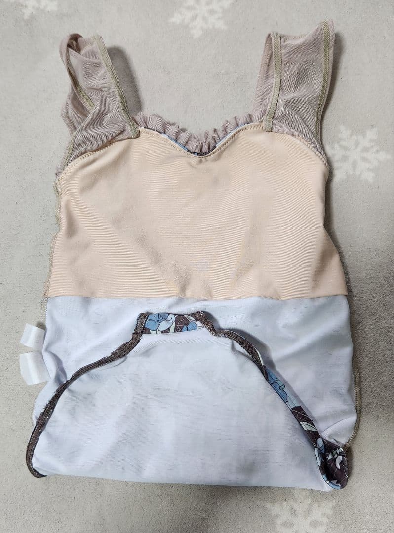 スティナstina　ジュニアS130～140　花柄バレエレオタード