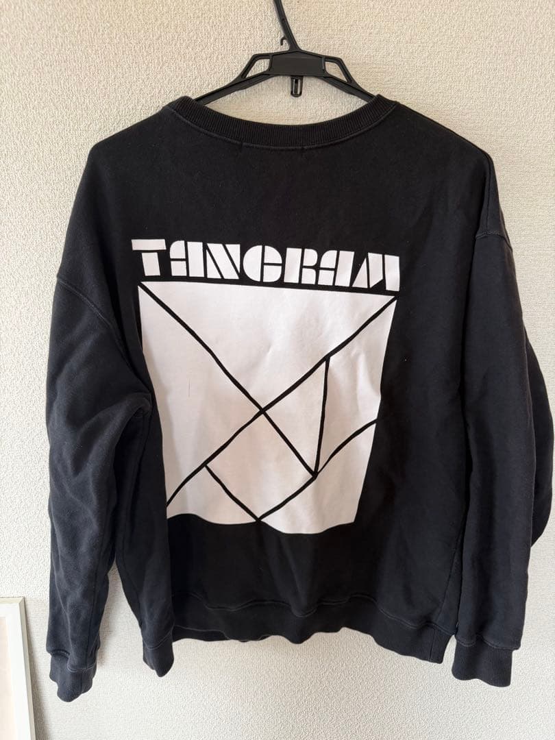 TANGRAM ブラック トレーナー Lタングラム　ゴルフ