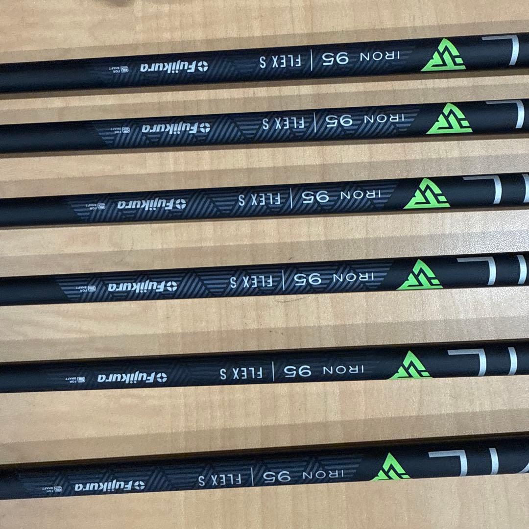 トラビル95S付き三浦技研アイアンセットIC602