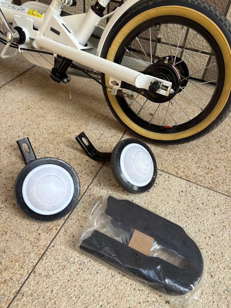 peopleいきなり自転車14インチ　プレミアムホワイト　リコール品に該当しない