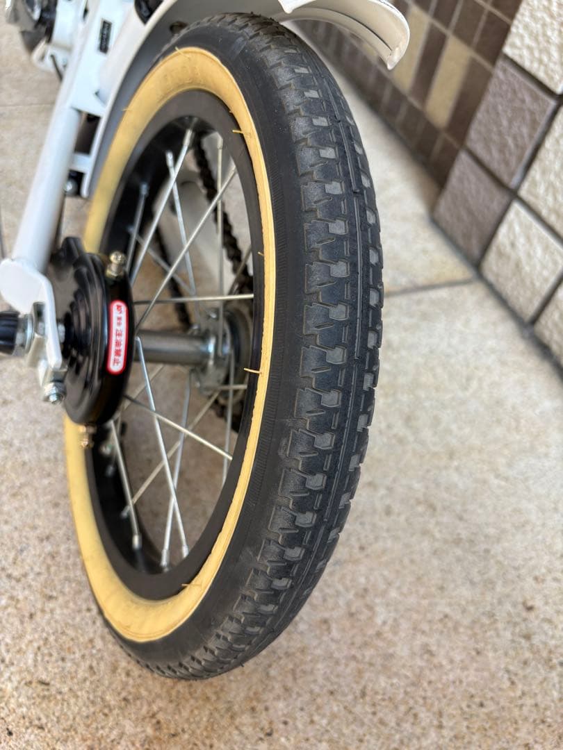 peopleいきなり自転車14インチ　プレミアムホワイト　リコール品に該当しない