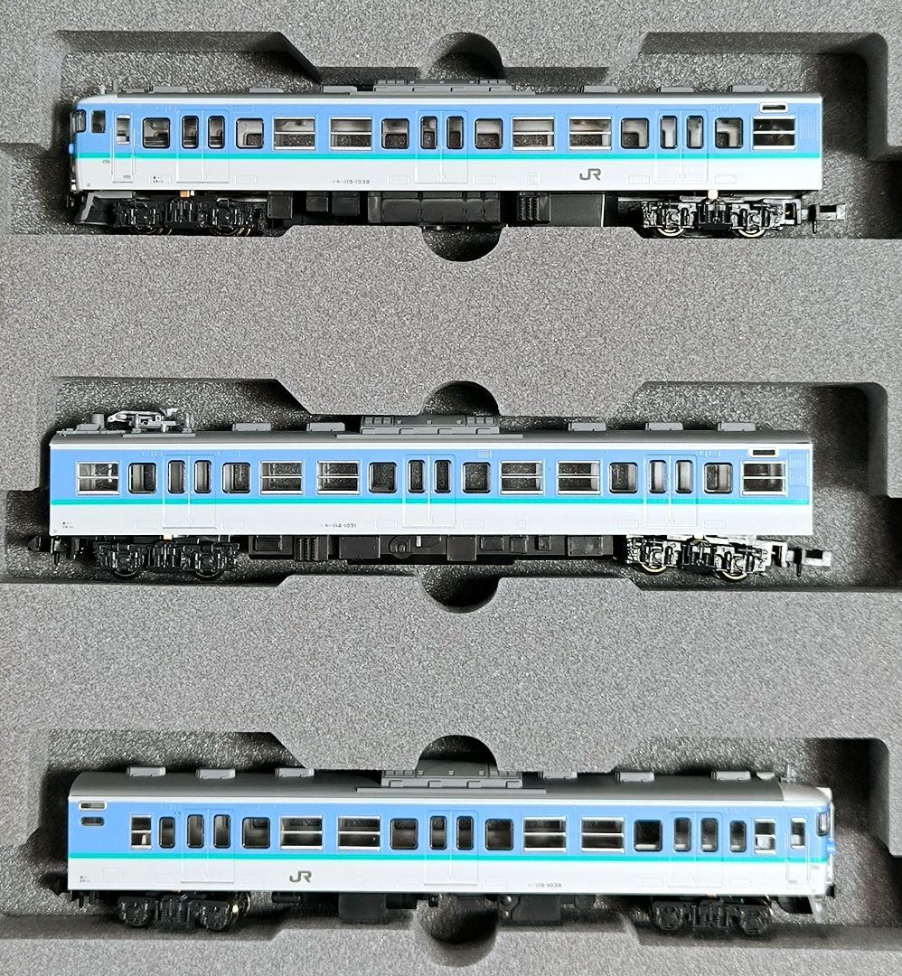 【TOMIX】10-585、115系1000番台長野色、3両セット☆【匿名配送】