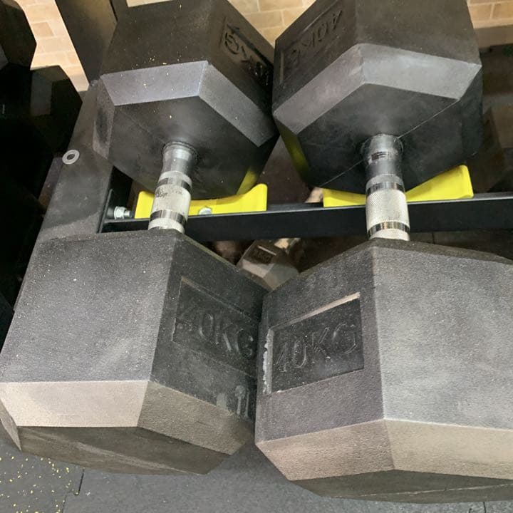 ヘックス  ラバーダンベル　5kg 10kg  各2個