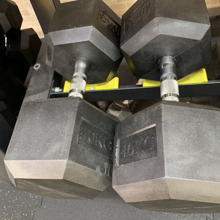ヘックス  ラバーダンベル　5kg 10kg  各2個