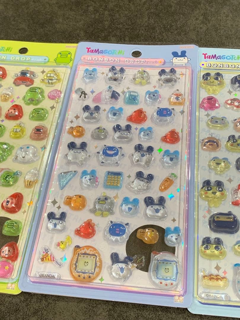 【正規品】クーリア ボンボンドロップシール たまごっち 4個セット