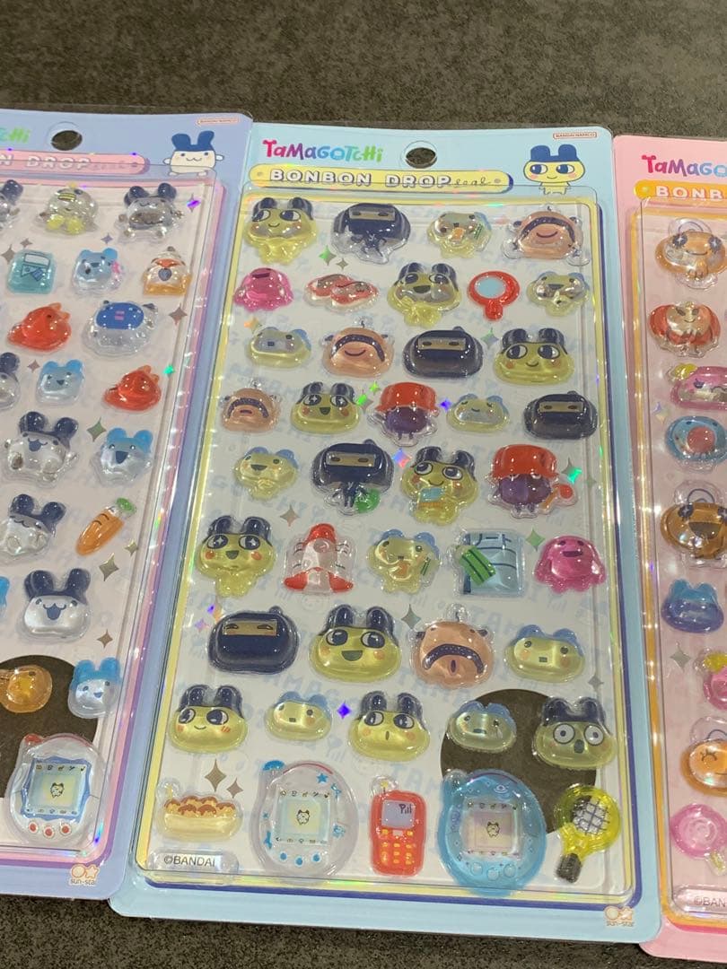 【正規品】クーリア ボンボンドロップシール たまごっち 4個セット