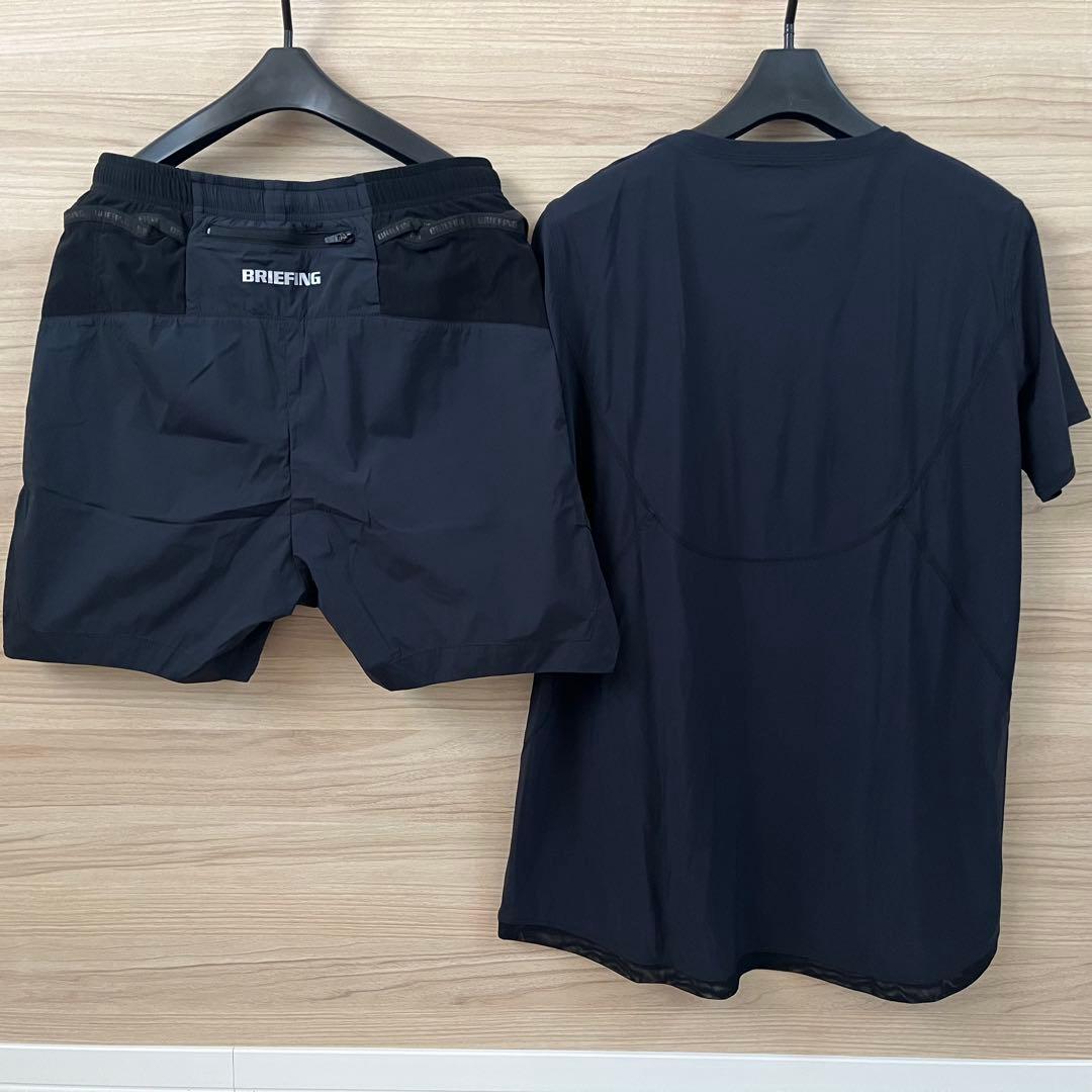 新品★41,800円 BRIEFING トレーニングセットアップ 黒 上L下M