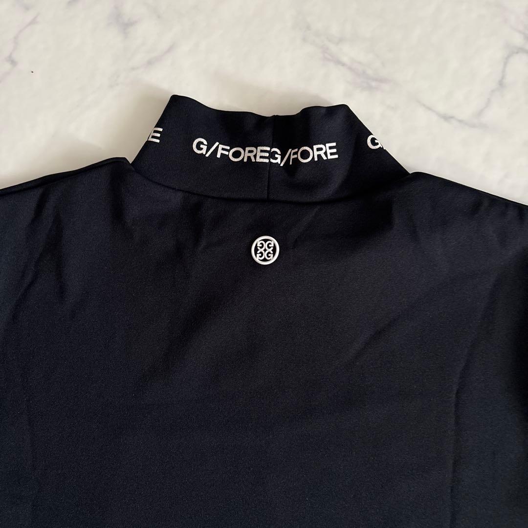 G/FORE ジーフォア ロゴ モックネック半袖Tシャツ ゴルフウェア 美品