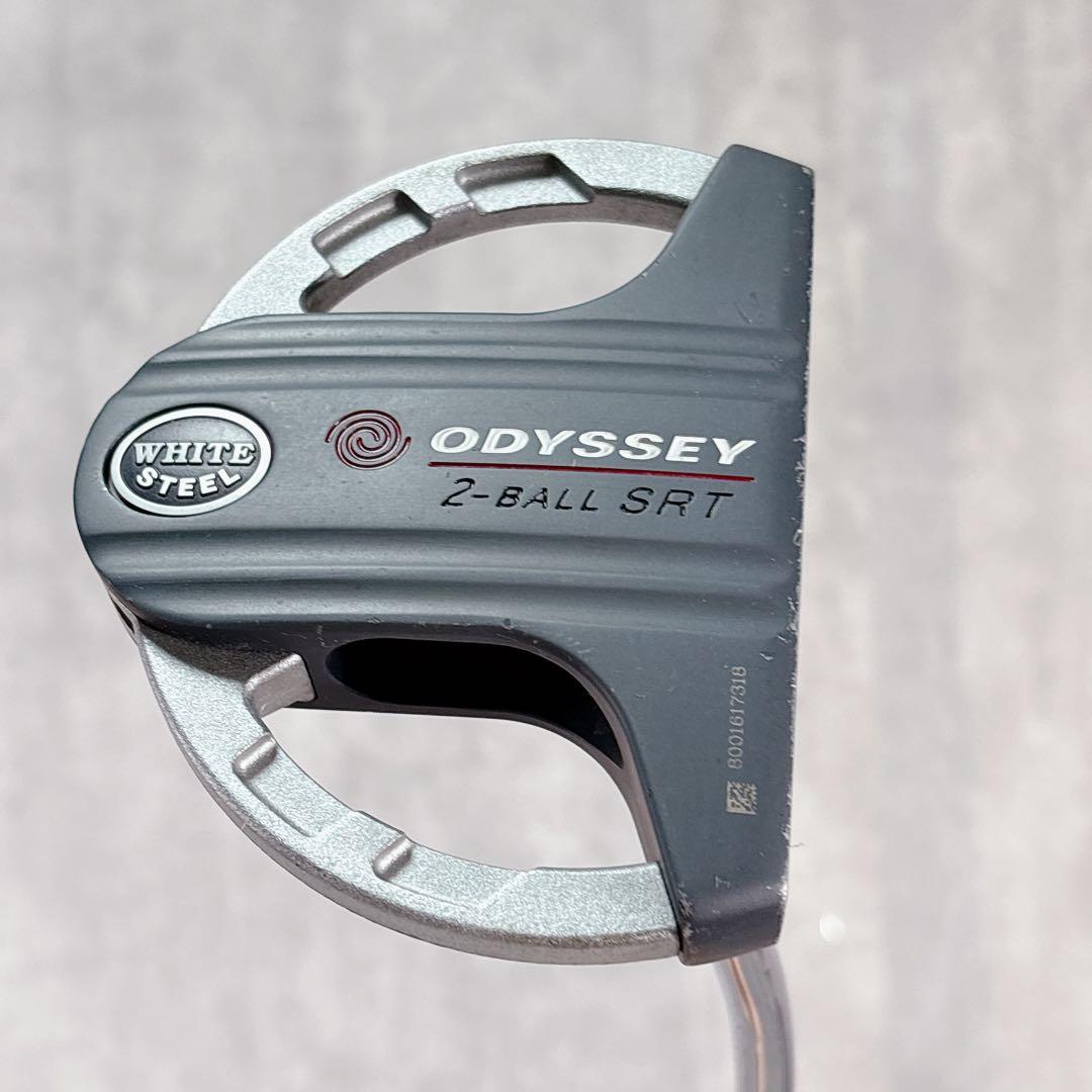 T046 オデッセイ ホワイトスチール 2BALL SRT パター ゴルフクラブ