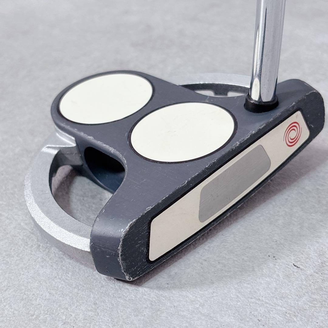 T046 オデッセイ ホワイトスチール 2BALL SRT パター ゴルフクラブ