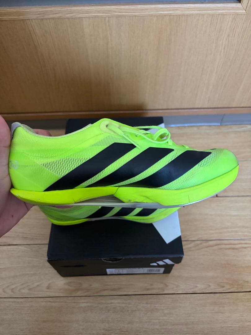 adidas ADIZERO prime sp4 スパイクシューズ 蛍光イエロー