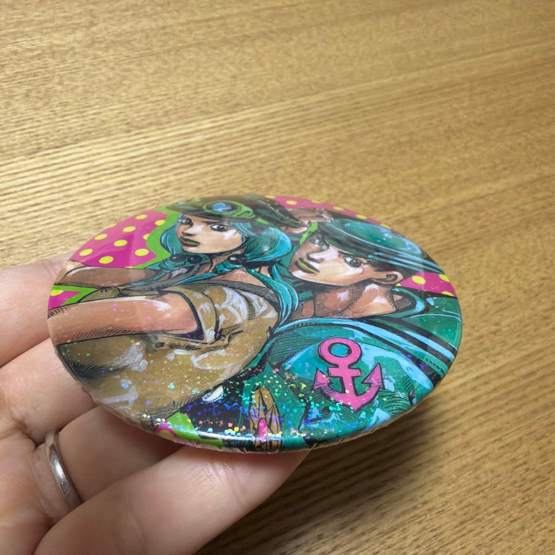ジョジョ展　缶バッジ 東方定助&広瀬康穂