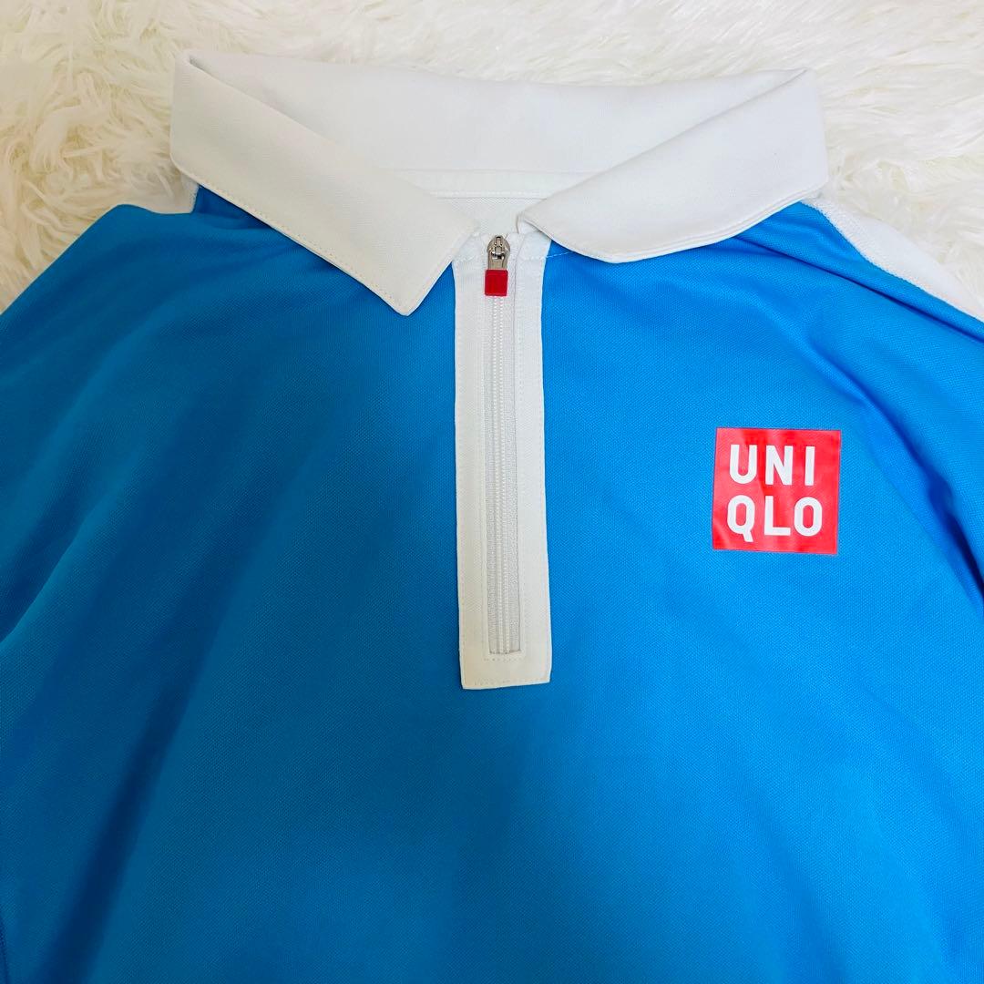 【レア】UNIQLO ポロシャツ 錦織圭 2013年全米モデル Lテニスウェア