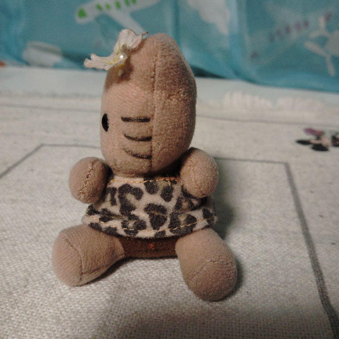ハローキティ　ヒョウ柄 マスコット　レオパード　ぬいぐるみ　ガングロ　2002年