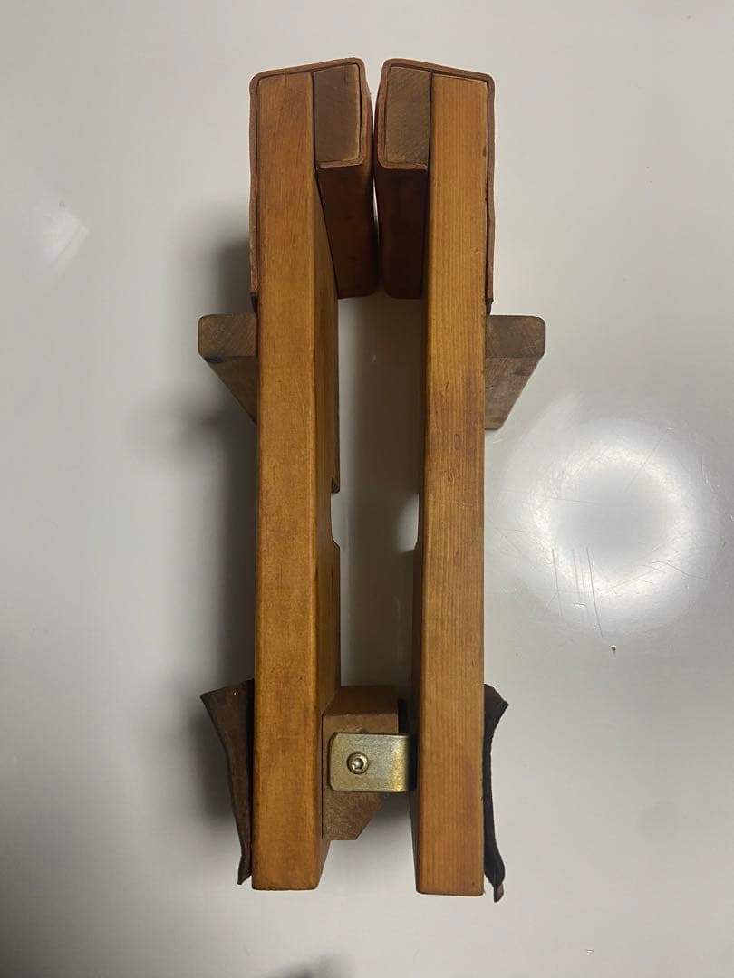 工具 クランプ レザークラフト 木製　靴作りの道具