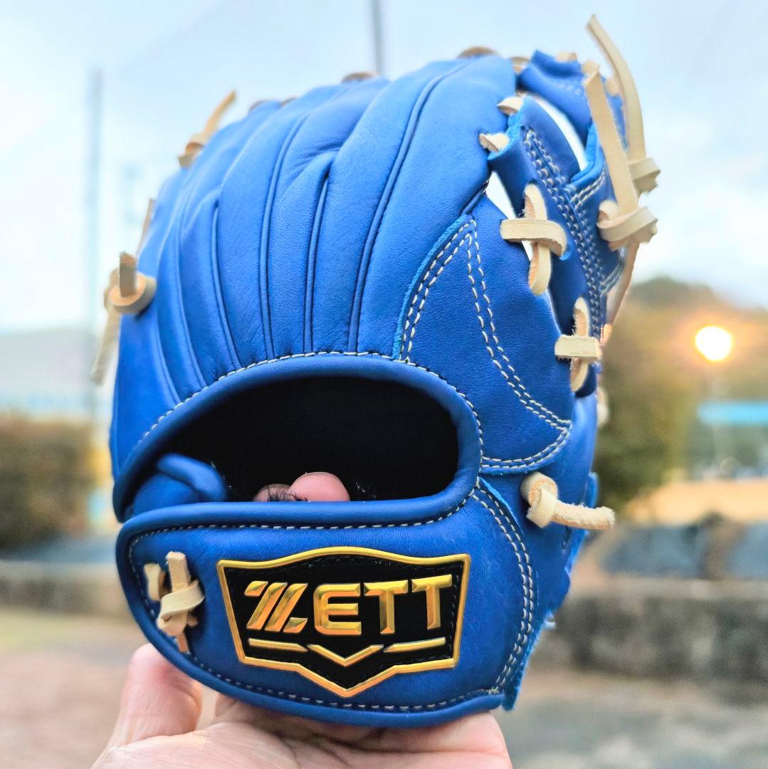 ZETT 野球 グローブ 少年 軟式 GROUND HERO ゼット クリーム紐