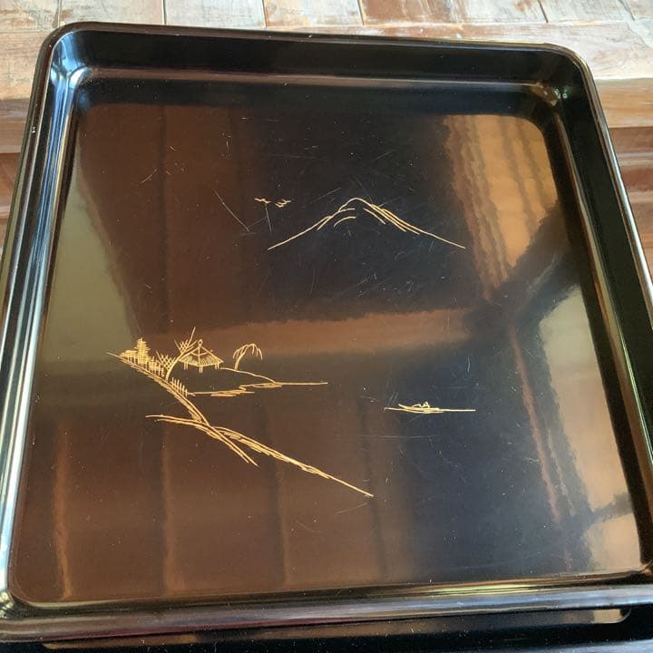 オズネロ　塗り膳　19膳セット　お盆　トレー