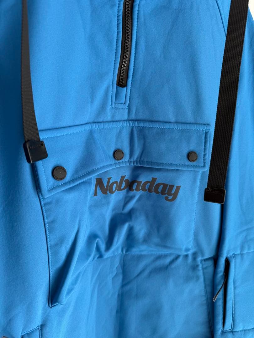 Nobaday スノーボードウェア アノラックジャケット M ブルー 男女兼用