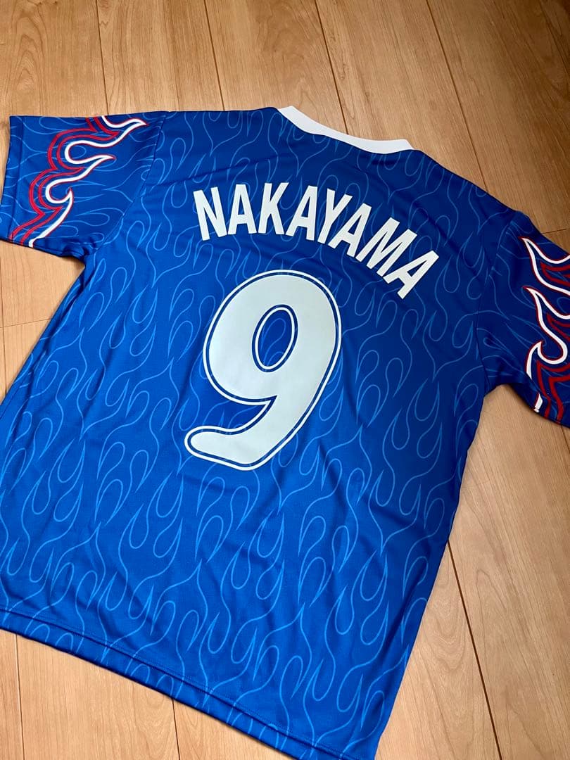 アディダス サッカー 日本代表 フランスW杯 炎 復刻 ユニフォーム ゴン中山