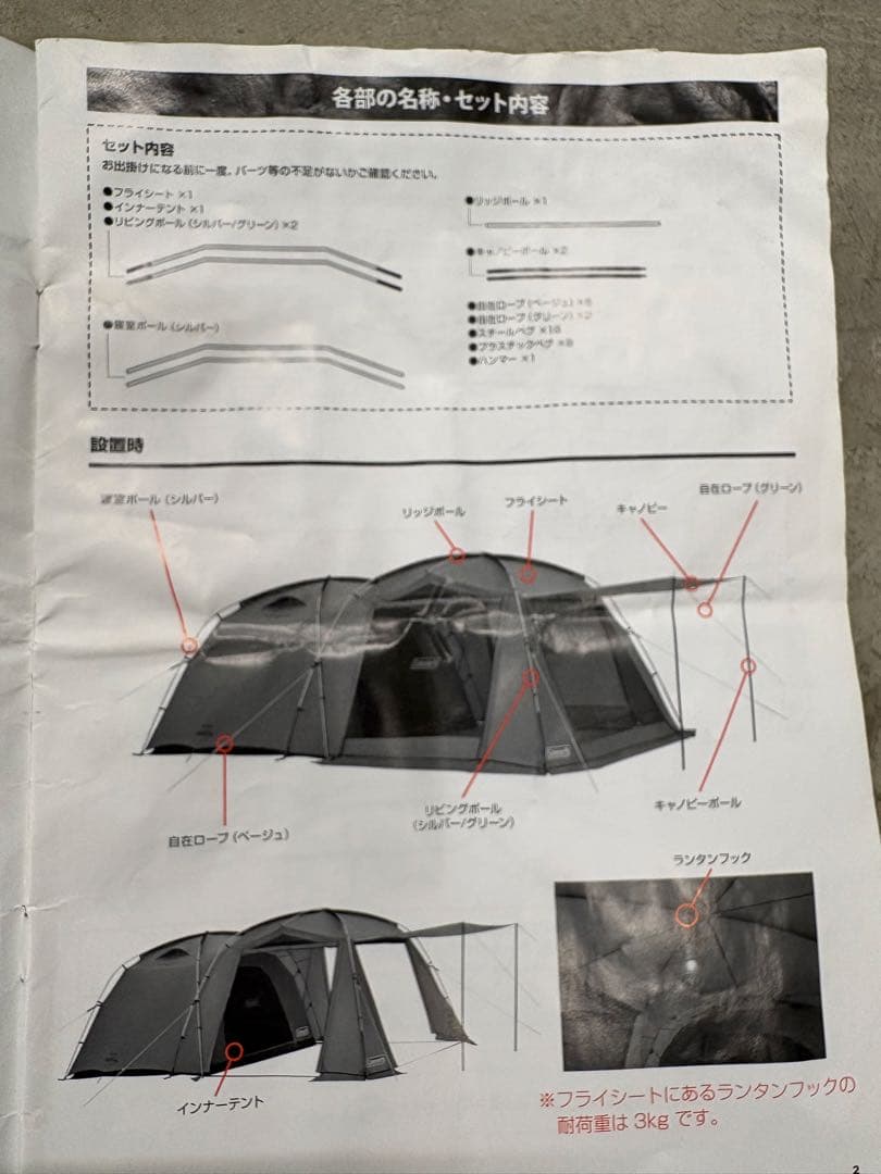 美品　Coleman タフスクリーン 2ルームハウス MDX