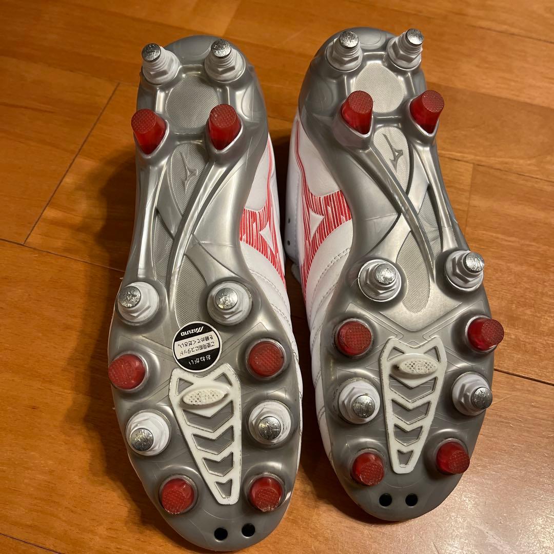 MIZUNOモナルシーダネオ3PRO MIXホワイト✕レッド　24.0cm