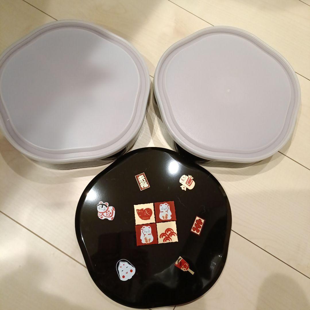 和風八角形重箱 5仕切り付き