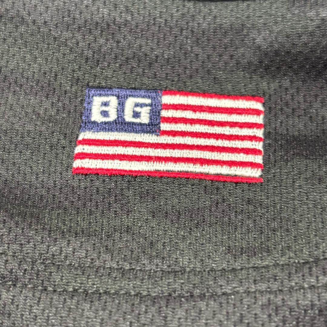 【美品】BRIEFING ブリーフィング 半袖ポロシャツ シャドーカモ 黒 XL