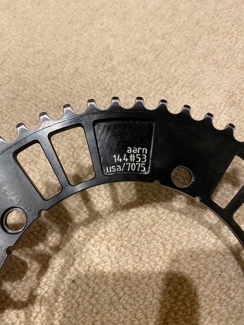 aarn チェーンリング 53t ピスト 競輪 シングルスピード ブルーラグ