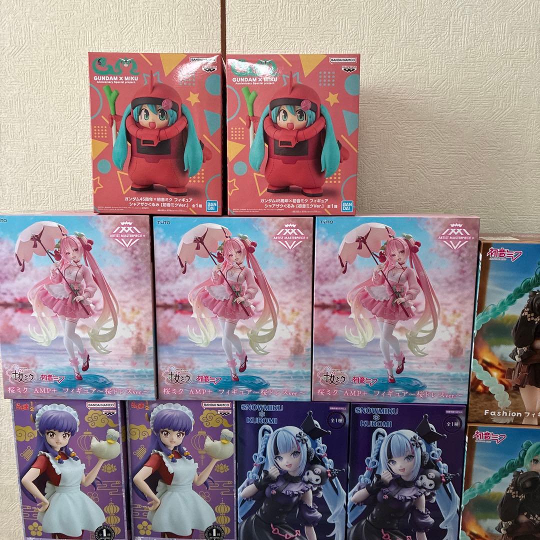 限定値下げ　プライズフィギュア　王塚真唯　雪ミク　初音ミク　桜ミク　アヤナミレイ