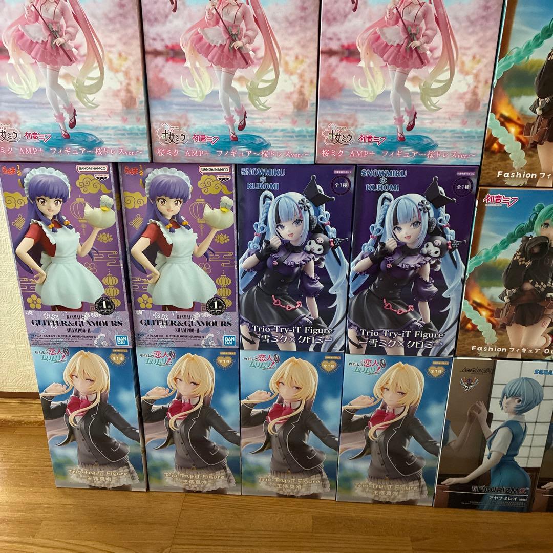 限定値下げ　プライズフィギュア　王塚真唯　雪ミク　初音ミク　桜ミク　アヤナミレイ