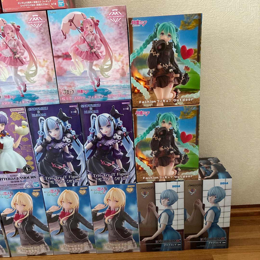 限定値下げ　プライズフィギュア　王塚真唯　雪ミク　初音ミク　桜ミク　アヤナミレイ