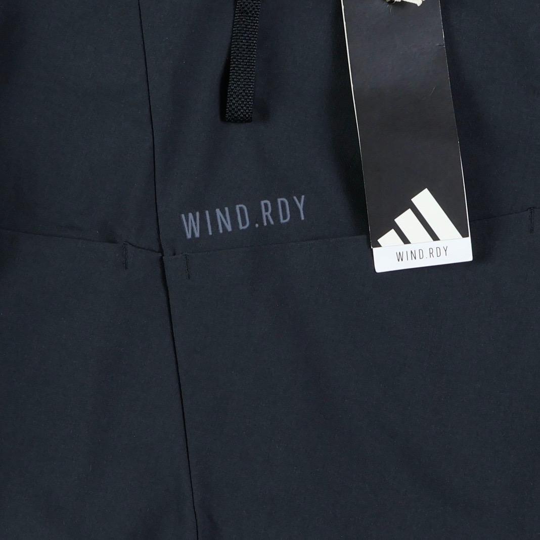 【96】秋冬 定価17,600円 アディダス ゴルフ 防風 アンクルパンツ 黒