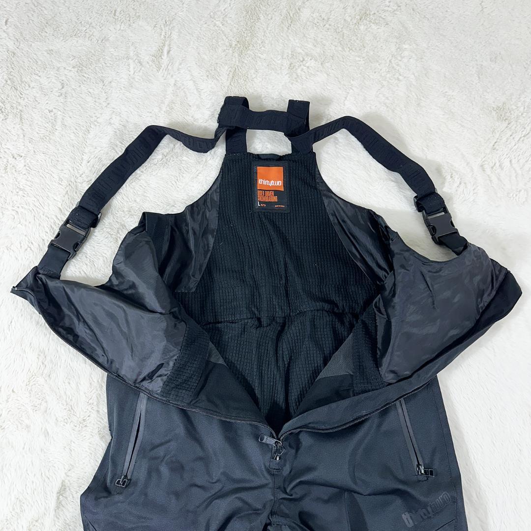 thirtytwo スノーボードウェア 上下セット ビブパンツ Lサイズ