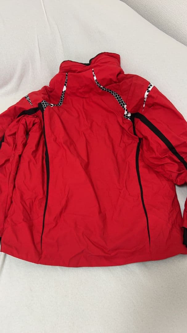 DESCENTE スキーウェアセット 赤 黒