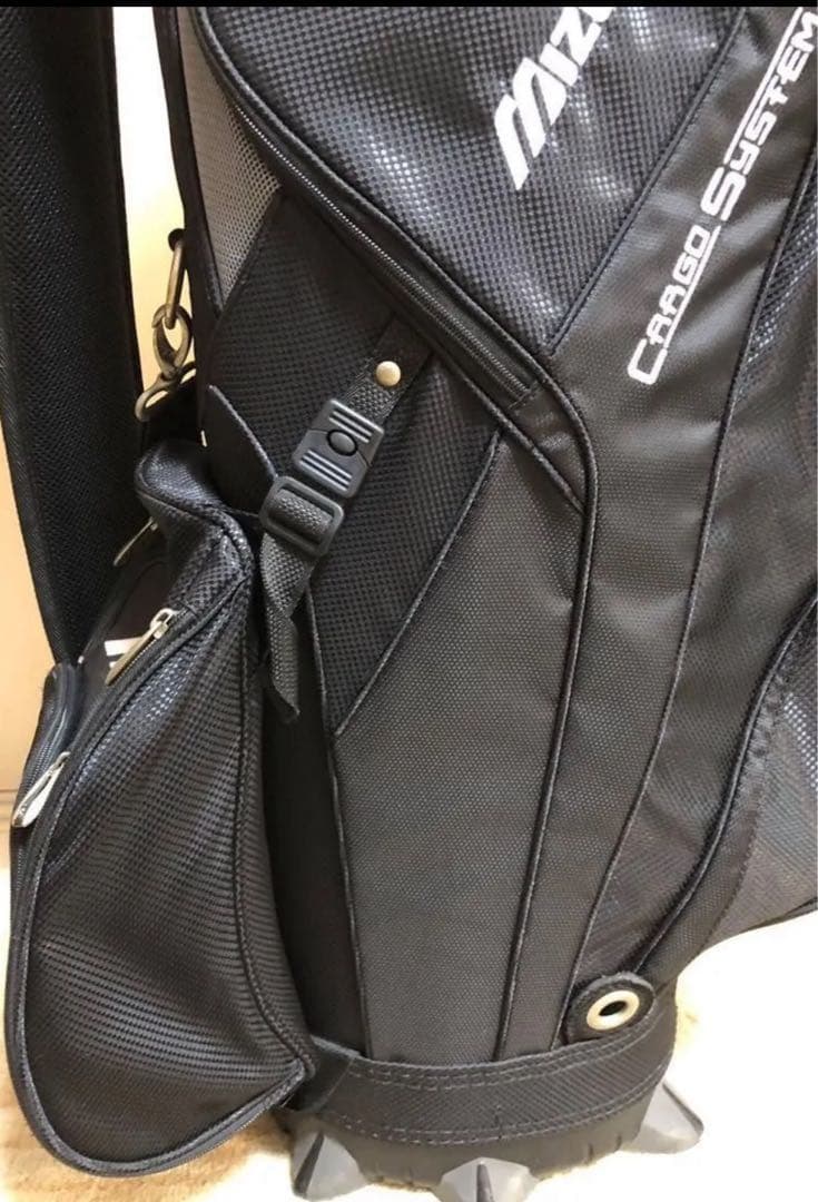 稀少美品！ミズノ Cargo System 2Way STRAP　キャディバッグ