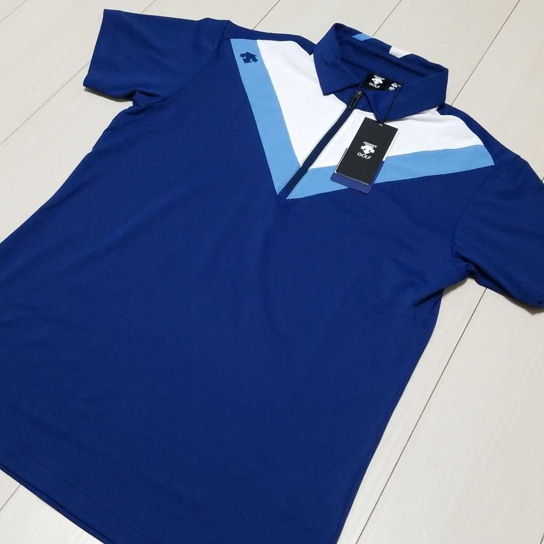 【入手困難】 デサントゴルフ KeepClean ストレッチ 半袖 シャツ M