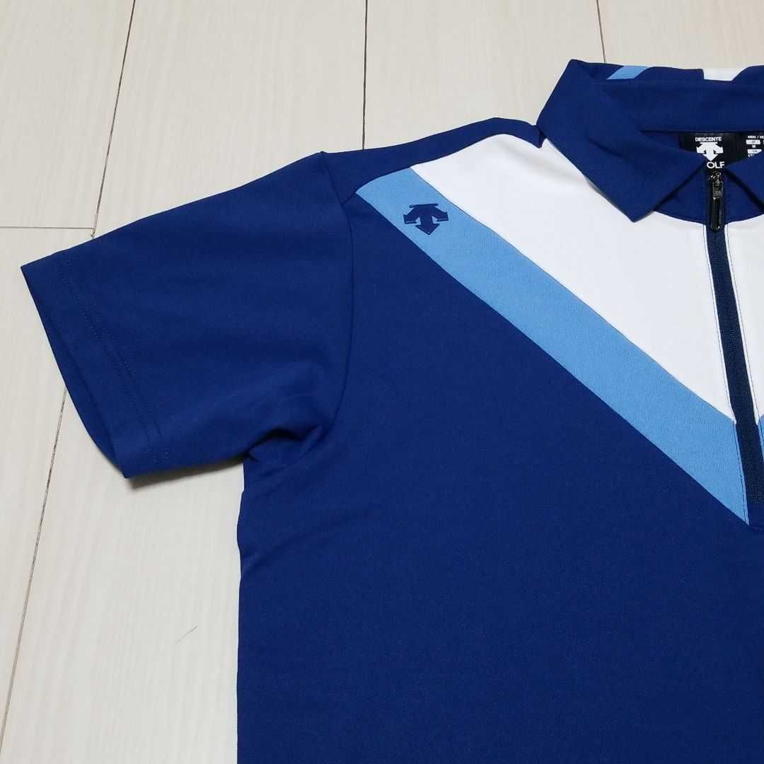 【入手困難】 デサントゴルフ KeepClean ストレッチ 半袖 シャツ M