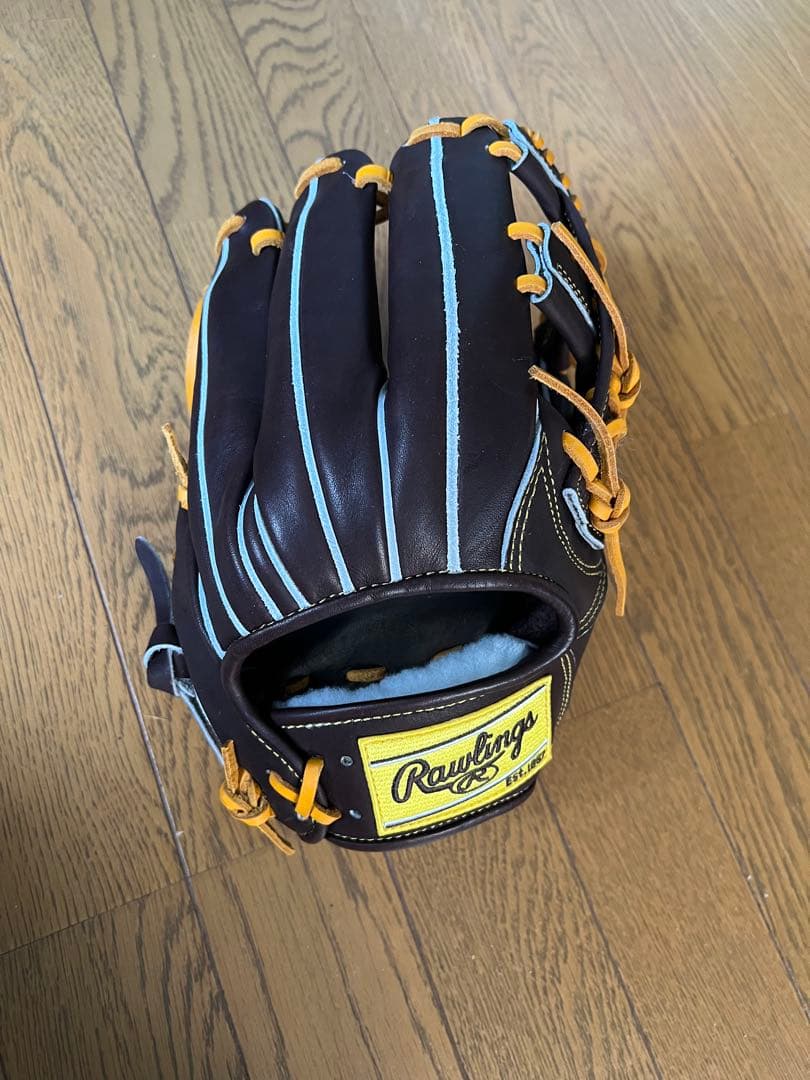 Rawlings 軟式グローブ ブラウン/イエロー