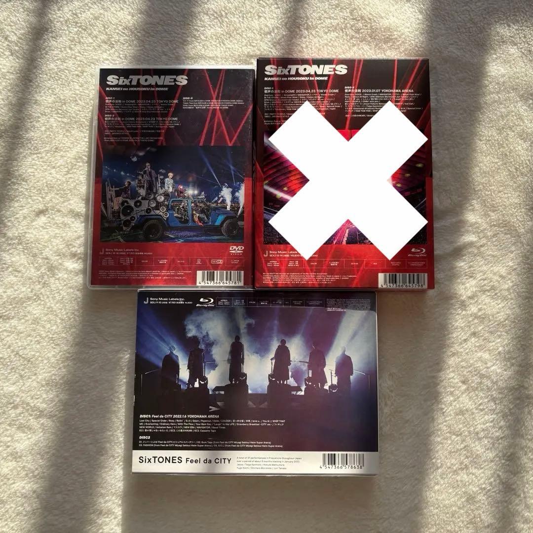 SixTONES 慣声の法則 Feel da CITY ライブDVD