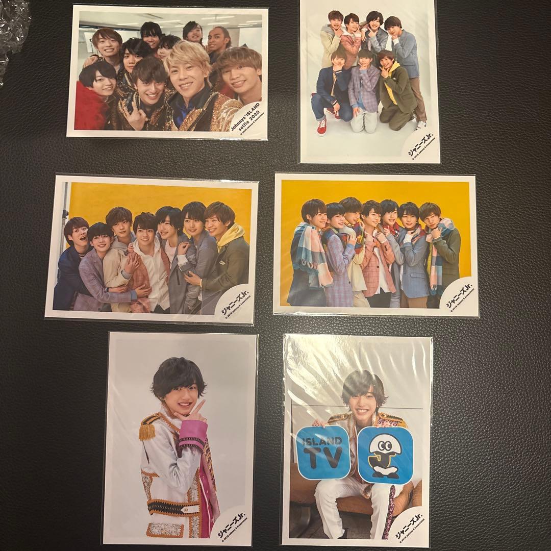 希少 なにわ男子 道枝駿佑 Jr時代公式写真 45枚セット まとめ売り