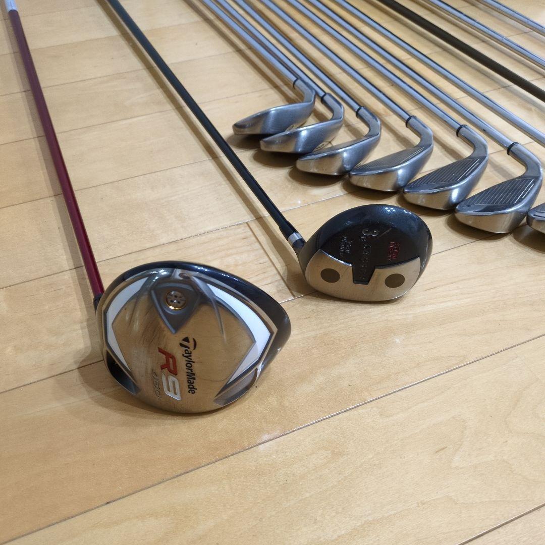 ゴルフクラブセット 右利き バッグ付 初心者向け　TaylorMade等含む