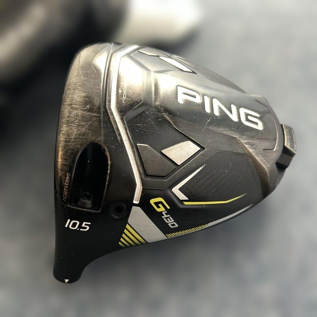 レフティ《PING》ピンG430 MAXドライバーヘッド10.5°＋ヘッドカバー