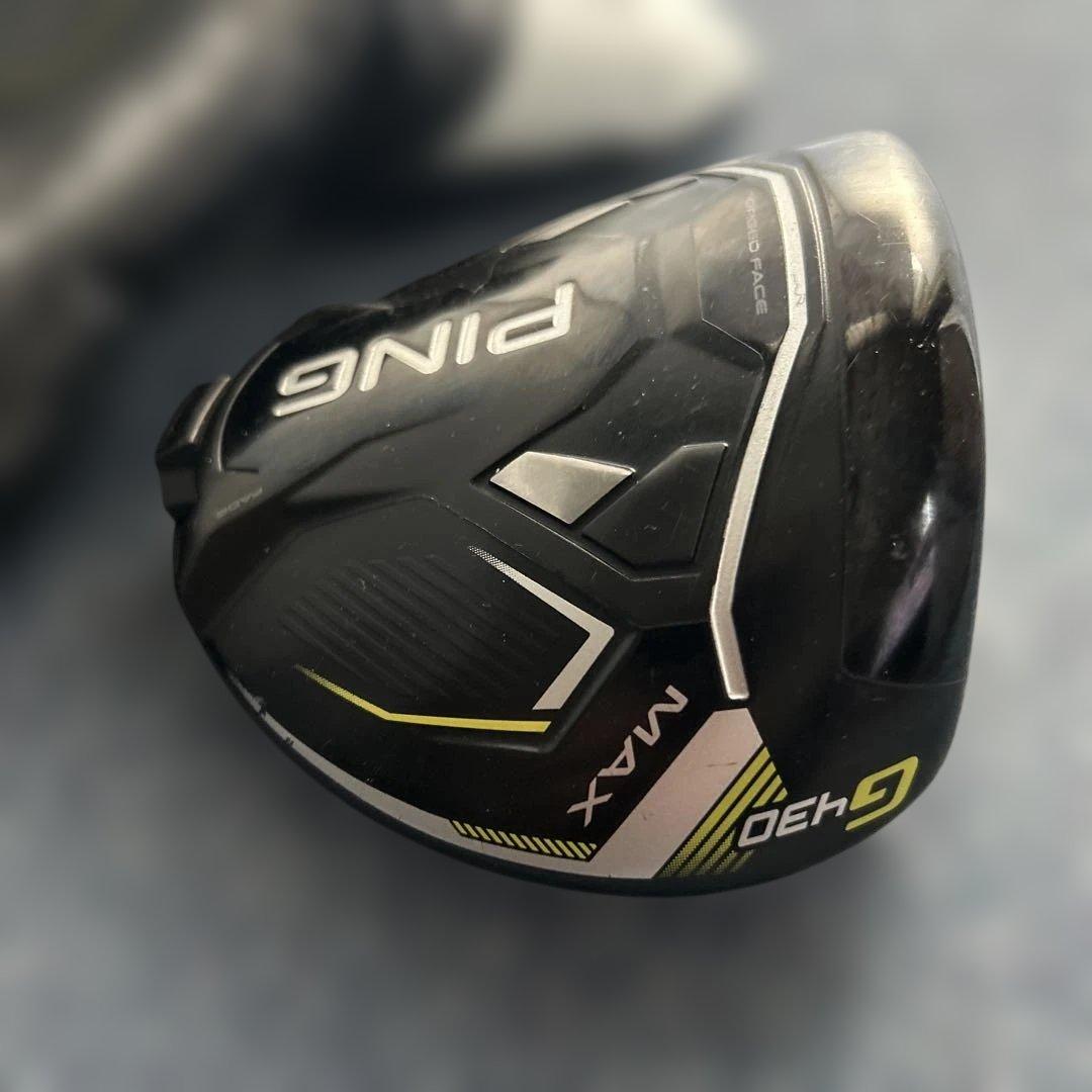 レフティ《PING》ピンG430 MAXドライバーヘッド10.5°＋ヘッドカバー