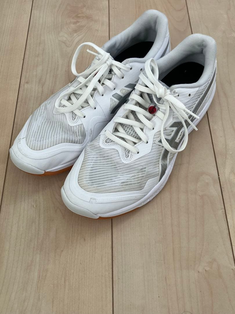 ASICS バレーボールシューズ 28.5cm ホワイト/シルバー