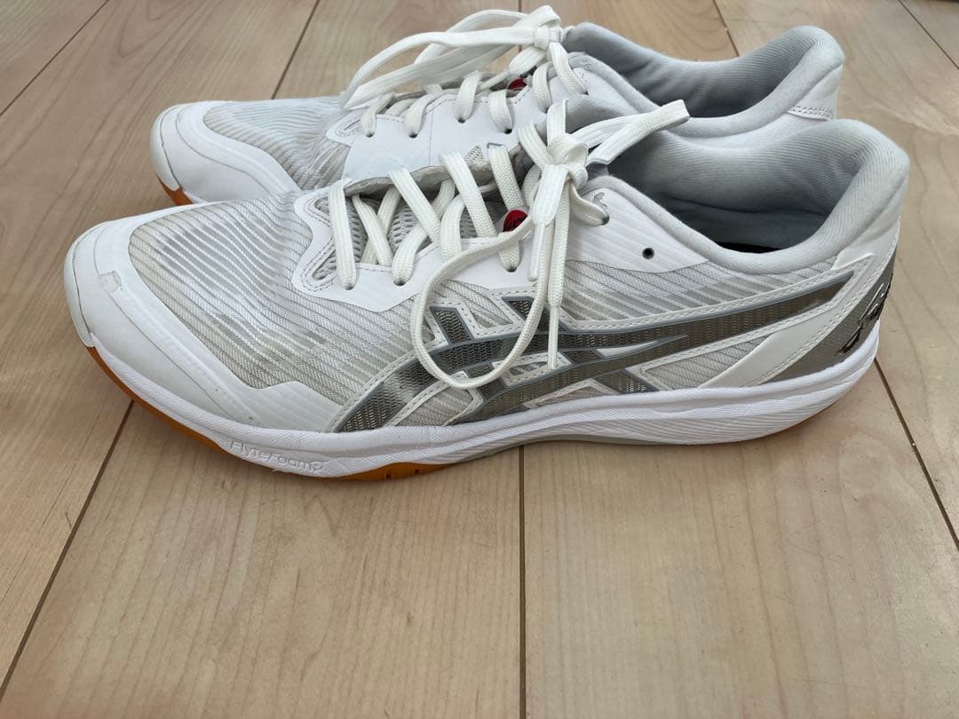 ASICS バレーボールシューズ 28.5cm ホワイト/シルバー