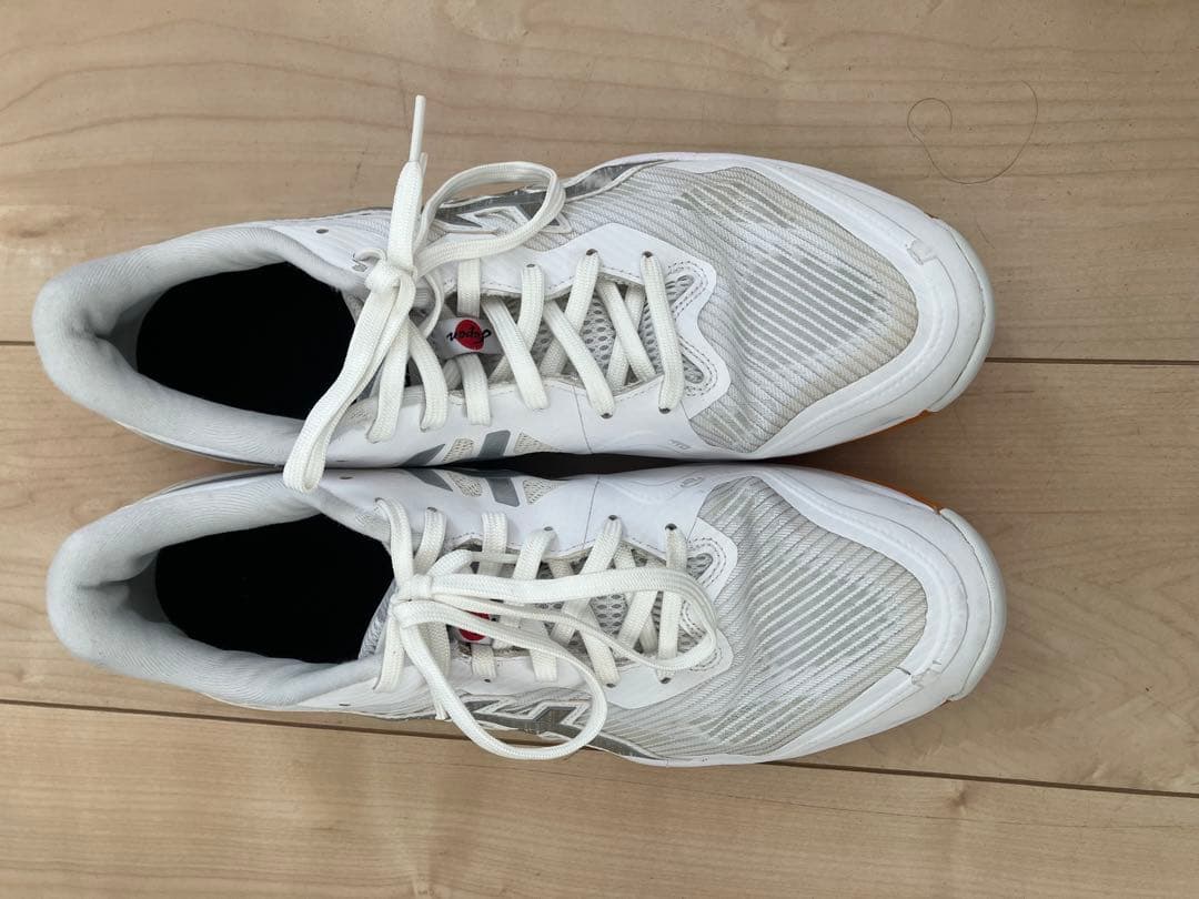ASICS バレーボールシューズ 28.5cm ホワイト/シルバー