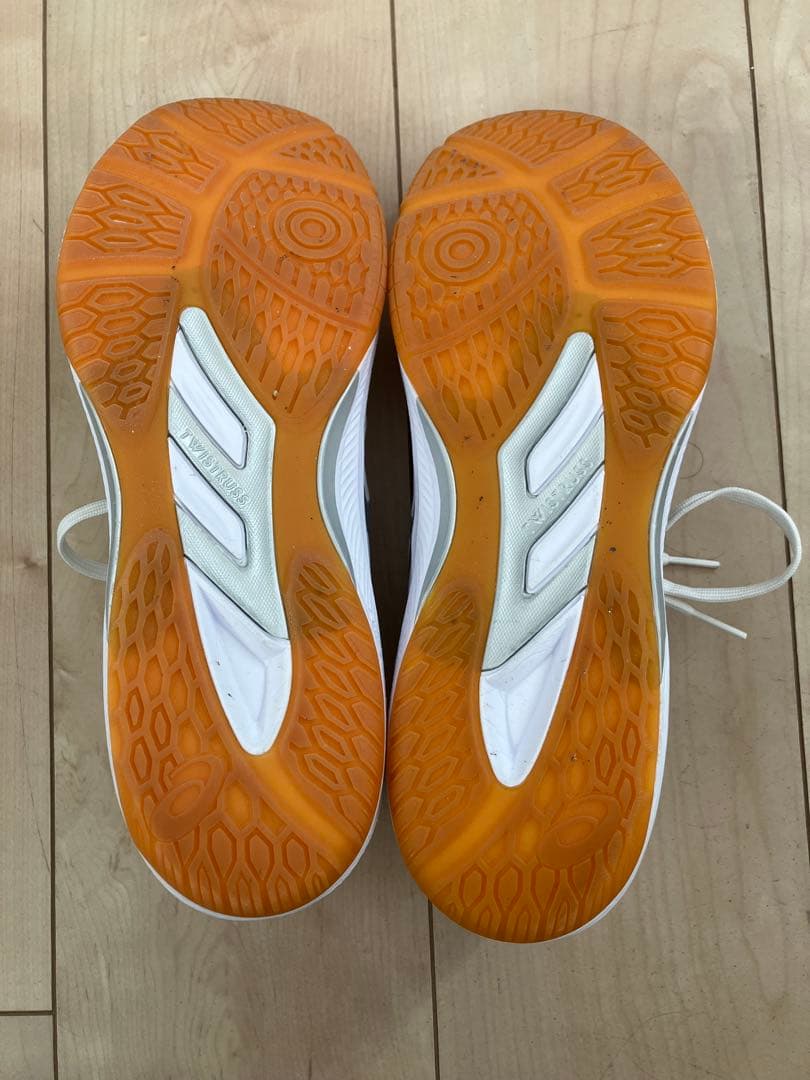ASICS バレーボールシューズ 28.5cm ホワイト/シルバー
