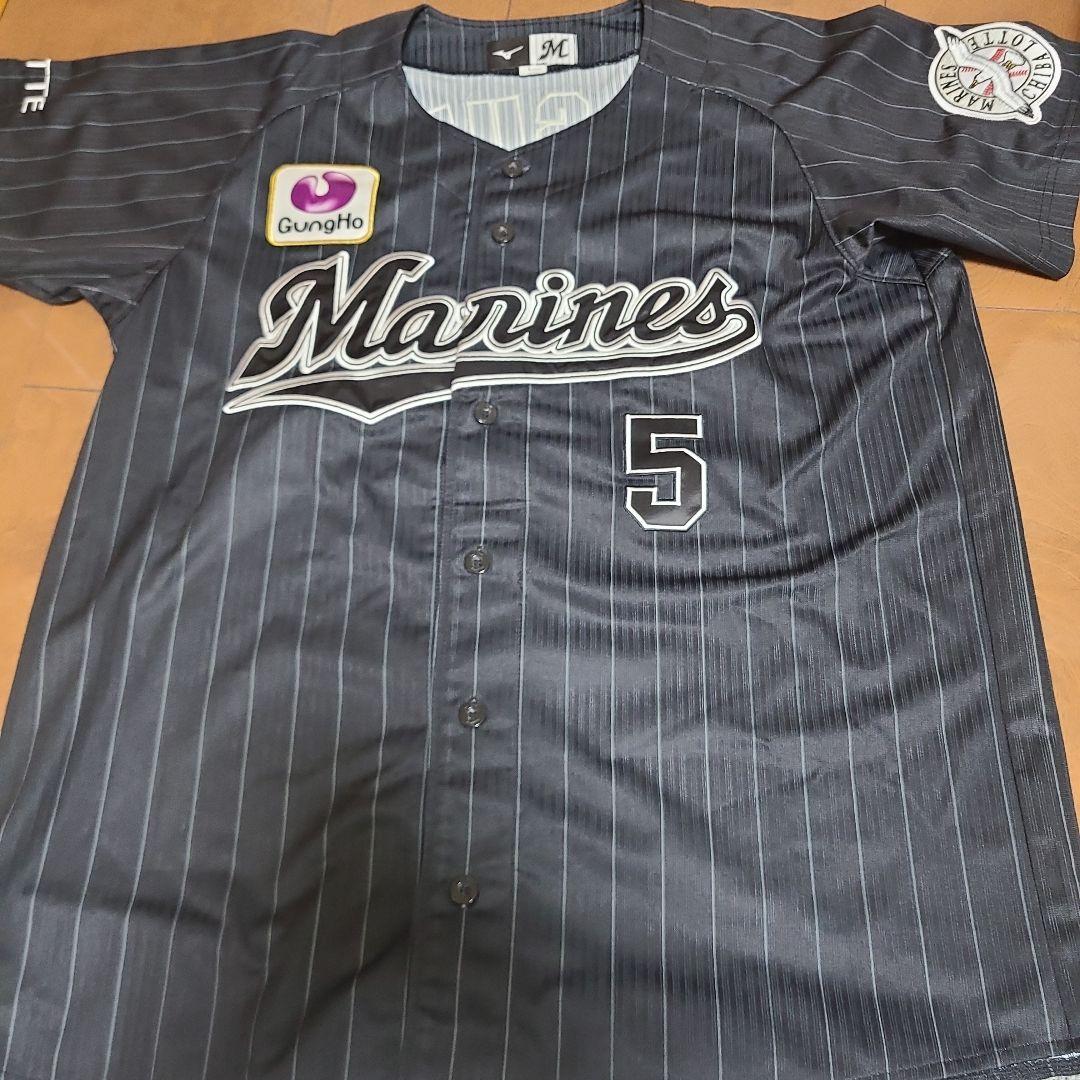 値下千葉ロッテマリーンズユニフォーム YASUDA 　サイズ L　未使用近い